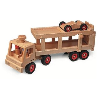Fagus Wooden Car Transporter Truck by Fagus
