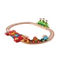 Hape Music & Monkeys Railway Wooden Train Set