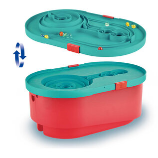 Hape Quadrilla Wooden Marble Run Stack Track Bucket Set by Hape