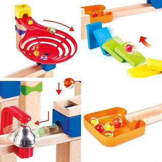 Hape Crazy Rollers Stack Track Wooden Marble Run by Hape