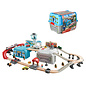 Hape Mega Metropolis Super Cityscape Transport Large Bucket Set with Train Track, Roads + Airport