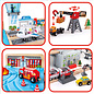Hape Mega Metropolis Super Cityscape Transport Large Bucket Set with Train Track, Roads + Airport