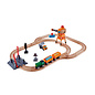 Hape Crossing & Crane Set Wooden Railway Train by Hape