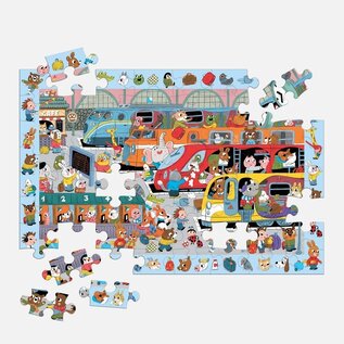 Mudpuppy All Aboard! Search and Find 64 Piece Puzzle