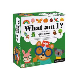 Petit Collage What Am I? A Fast Pace Game of Questions with Funny Glasses