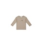 Jamie Kay Pima Cotton Arnold Long Sleeve Top - Vintage Taupe Avion (Air Plane) by Jamie Kay