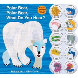 Polar Bear, Polar Bear, What Do You Here? Board Book with Sound Button by Bill Martin Jr/Eric Carle
