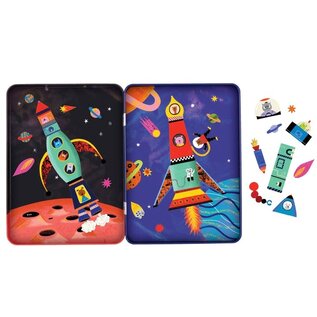 Rocket Ships Magnetic Build It Play Set