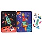 Rocket Ships Magnetic Build It Play Set