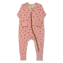 Parade Ruby Meadow Print Long Sleeve Zip Romper by Parade