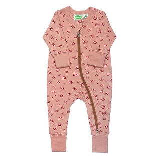 Parade Ruby Meadow Print Long Sleeve Zip Romper by Parade