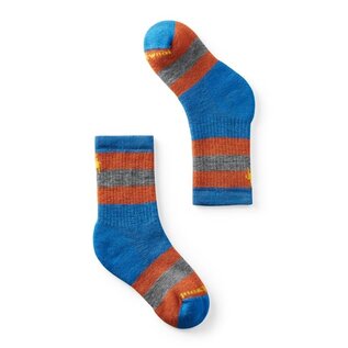 Smartwool Kid's Merino Wool Striped Crew Hiking Socks (Full Cushion)