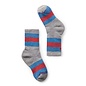 Smartwool Kid's Merino Wool Striped Crew Hiking Socks (Full Cushion)