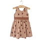 City Mouse Studio Peach Lily of the Valley Empire V Back Dress by City Mouse Studio