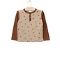 City Mouse Studio Pecan Acorns Henley Tee by City Mouse Studio