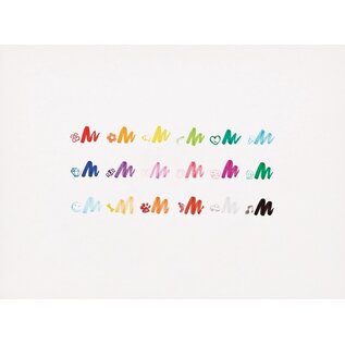 Ooly Stampables Double Ended Brush & Stamp Markers - Set of 18 by Ooly