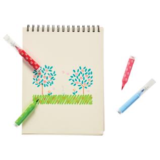 Ooly Stampables Double Ended Brush & Stamp Markers - Set of 18 by Ooly