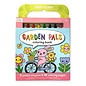Ooly Carry Along Crayon and Coloring Book Kit - Garden Pals