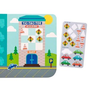 Ooly Play Again! Reusable Sticker Fun Mini On-The-Go Activity Kit - Workin' Wheels