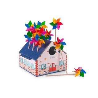 Moulin Roty Multicolour Raibow Windmill Pin Wheels
