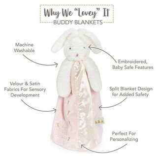 Bunnies By the Bay Blossom Bunny Buddy Blanket