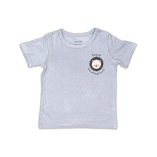 Silkberry Shadow King of the Playground Short Sleeve Bamboo Graphic T-Shirt