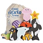 Le Toy Van Ocean Life Wooden Stacking  Animals