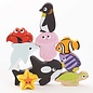 Le Toy Van Ocean Life Wooden Stacking  Animals