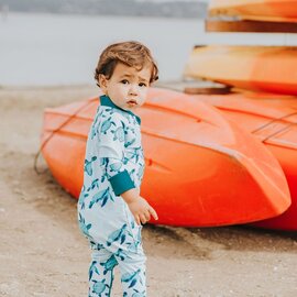 Honeysuckle 'Turtley Cute' Print UV Protection One Piece Suit