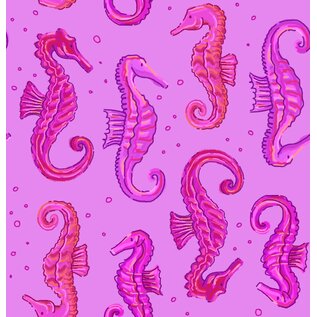 Honeysuckle Seahorse 'Sea Me Swim' Print Rashguard UV Protection Shirt by Honeysuckle