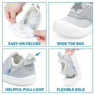Jan & Jul by Twinklebelle Mini-Flyer Toddler Sneakers by Jan & Jul