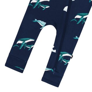 Kyte Baby Humpback Print Zippered Bamboo Romper by Kyte Baby