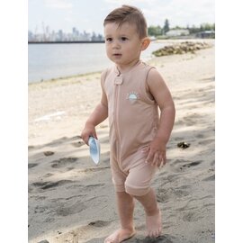 Silkberry Maple Sugar Sleeveless Bamboo Romper