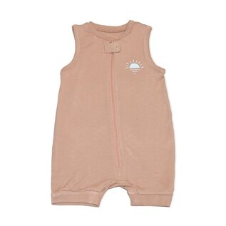 Silkberry Maple Sugar Sleeveless Bamboo Romper