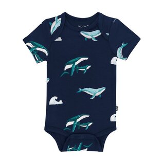 Kyte Baby Short Sleeve Humpback Print Bamboo Bodysuit by Kyte Baby