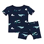 Kyte Baby Humpback Print Bamboo Short PJ Set by Kyte Baby