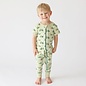 Parade Bicycles Print Short Sleeve Zip Romper by Parade