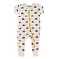 Parade Rainbows Print Short Sleeve Zip Romper by Parade