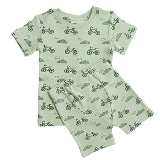 Parade Bicycles Print Organic Cotton Short PJ Set by Parade