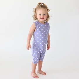 Parade Lilac Daisies Print Tank Romper by Parade