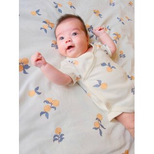 Norsu Organic Baby Organic Kimono Short-Sleeve Onesie by Norsu Organic