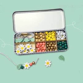 Cotton Twist Daisy Chain Bracelet Beading Kit
