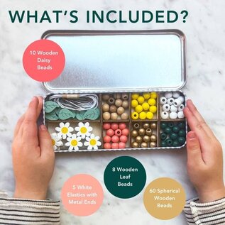 Cotton Twist Daisy Chain Bracelet Beading Kit