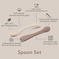 Nouka 2 Silicone Feeding Spoons by Nouka
