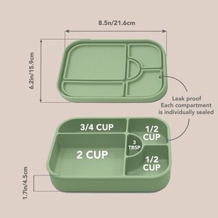 Nouka Large Silicone Sealed Lunch Box by Nouka