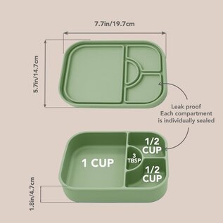 Nouka Medium Silicone Sealed Lunch Box by Nouka