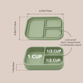 Nouka Small Silicone Sealed Snack Box by Nouka