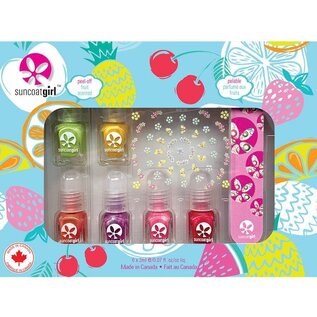 SunCOat SunCoat Peelable Water Based Nail Polish 6-Pack Fresh & Fruity Set