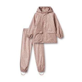 WHEAT KIDS Rainwear Ola Set in Powder Flower Meadow by Wheat Kids