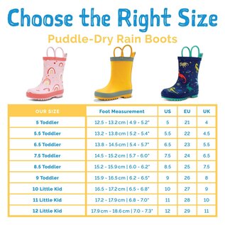 Jan & Jul by Twinklebelle Pink Puddle Dry Rain Boots with Handles by Jan & Jul
